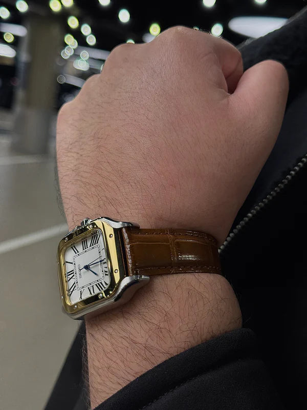 Leather Golden Oak