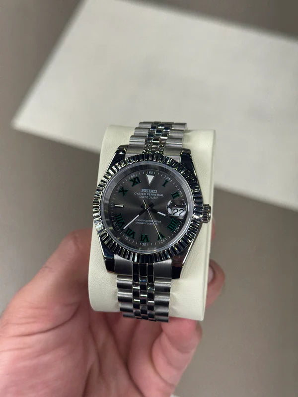 Datejust Green Roman