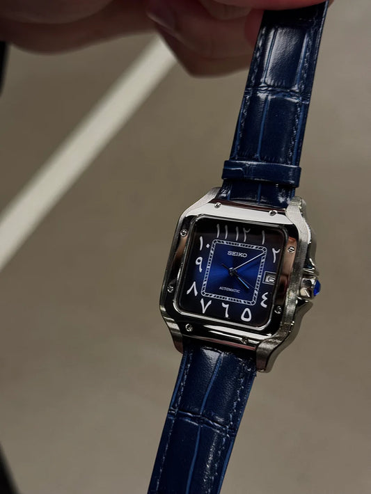Leather Arabic Blue