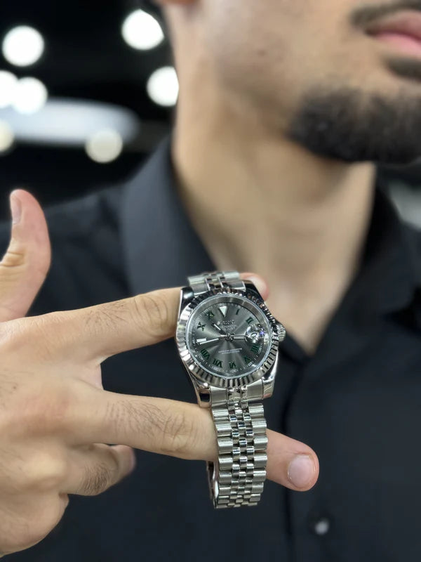 Datejust Green Roman