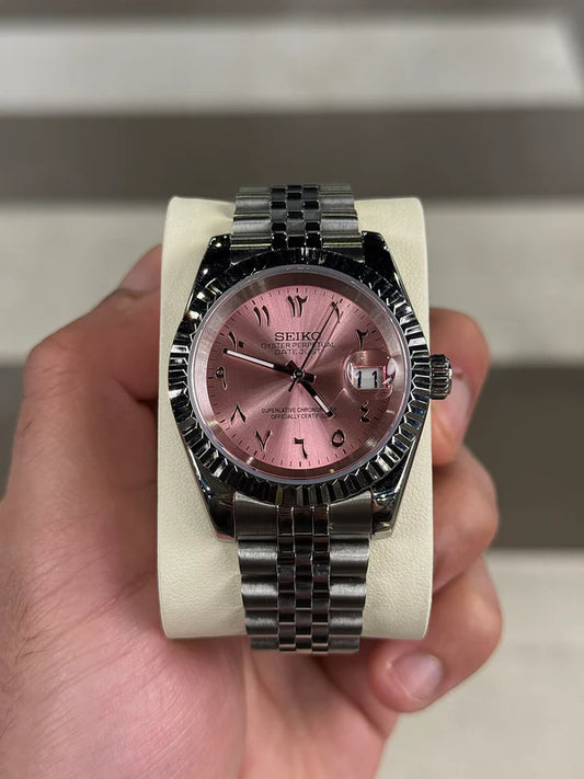 Datejust Baby Pink Arabic
