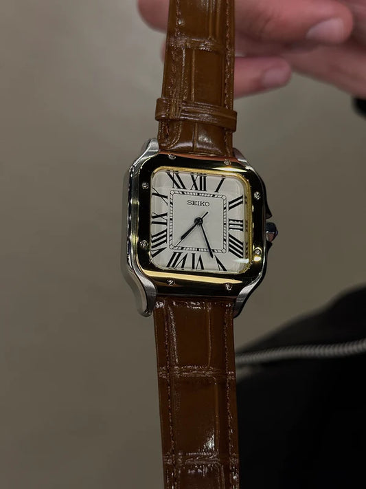 Leather Golden Oak
